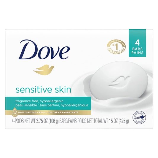 Dove Sensitive Skin 4 Pack Bar